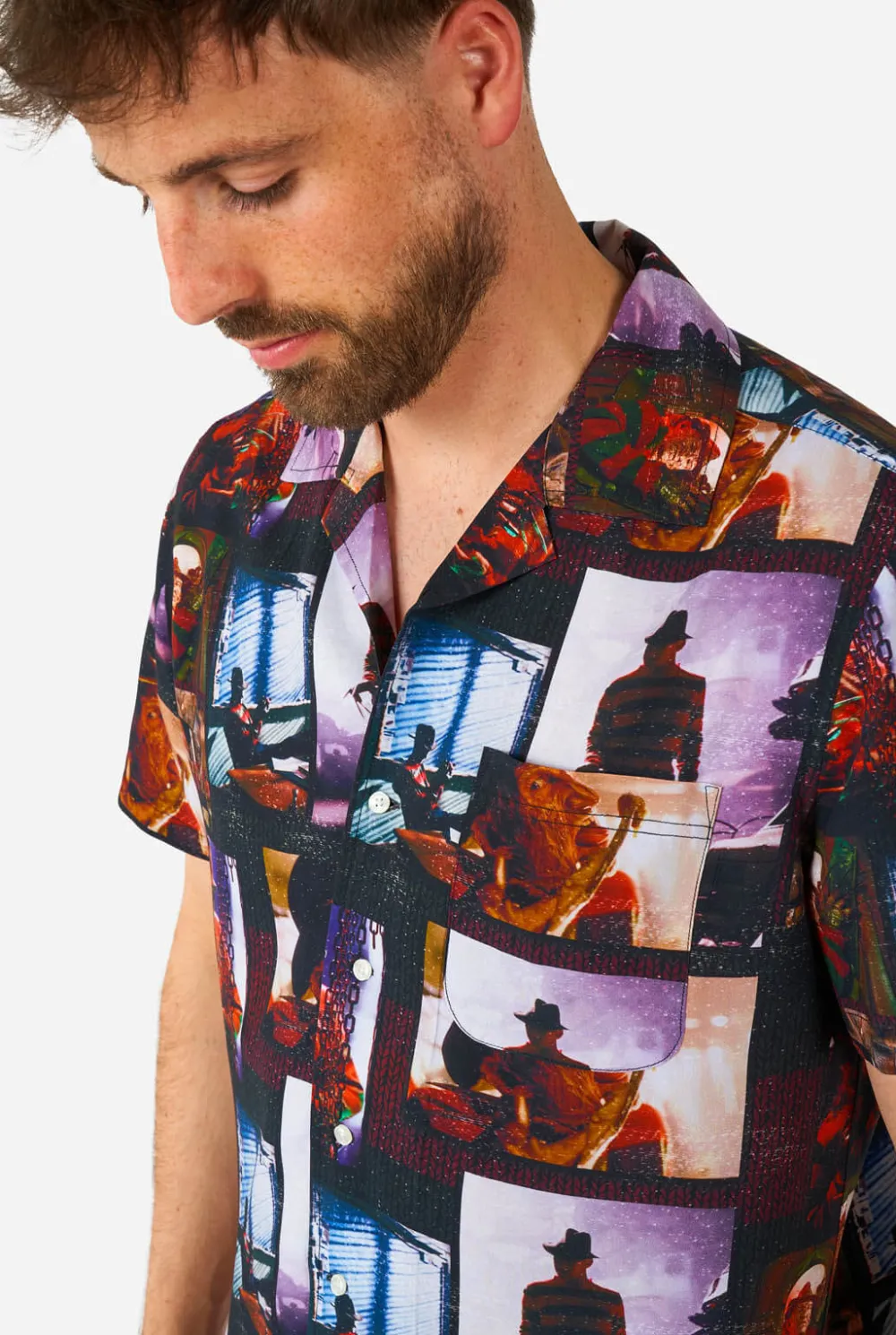 Heren OppoSuits Halloween Overhemden|Zomer Overhemden|A Nightmare On Elmstreet™