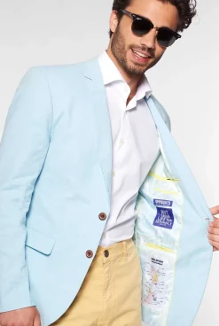 Heren OppoSuits Zomer Blazers|Birdie - Soft Blue