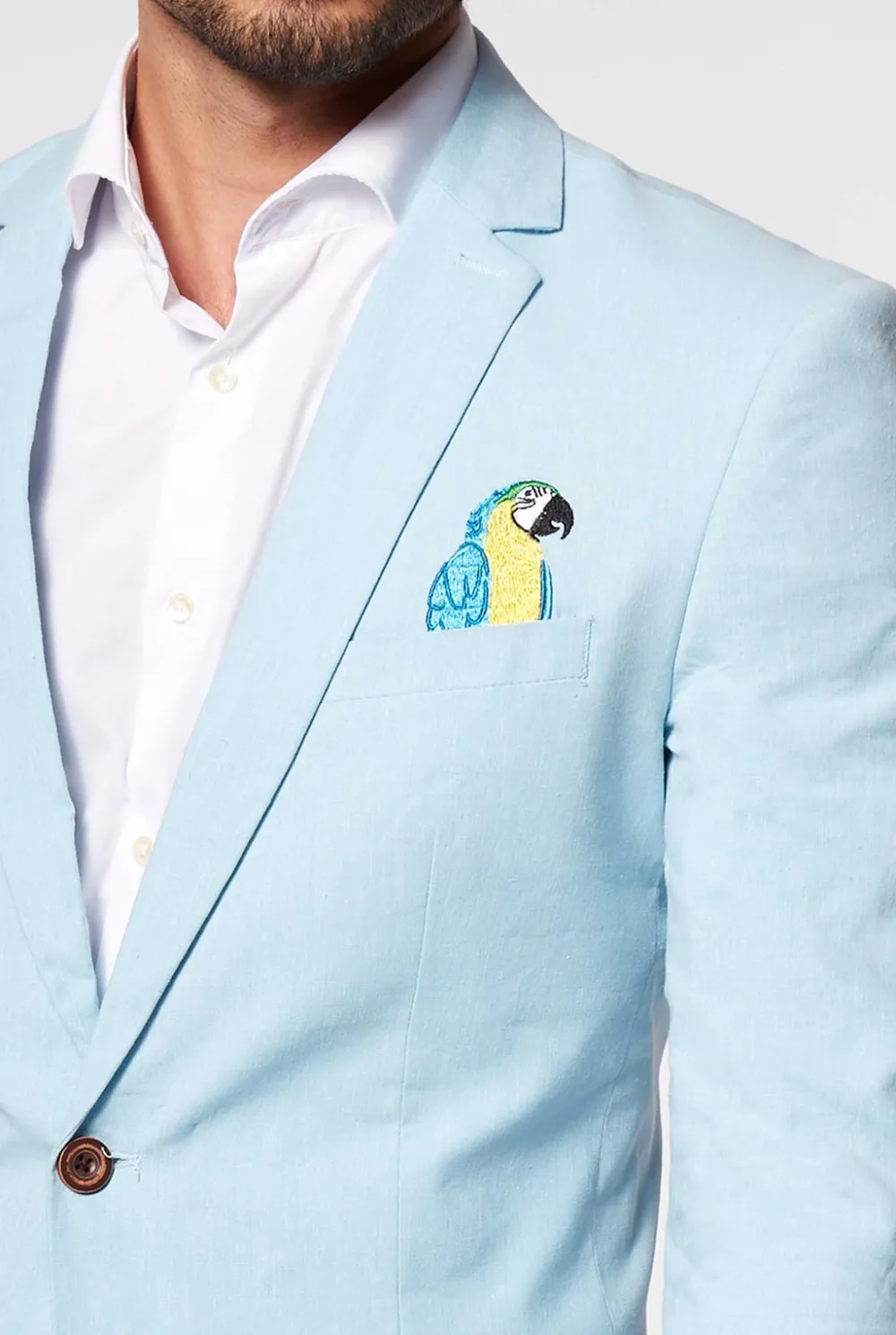 Heren OppoSuits Zomer Blazers|Birdie - Soft Blue