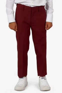 OppoSuits Effen Gekleurde Pakken|Blazing Burgundy