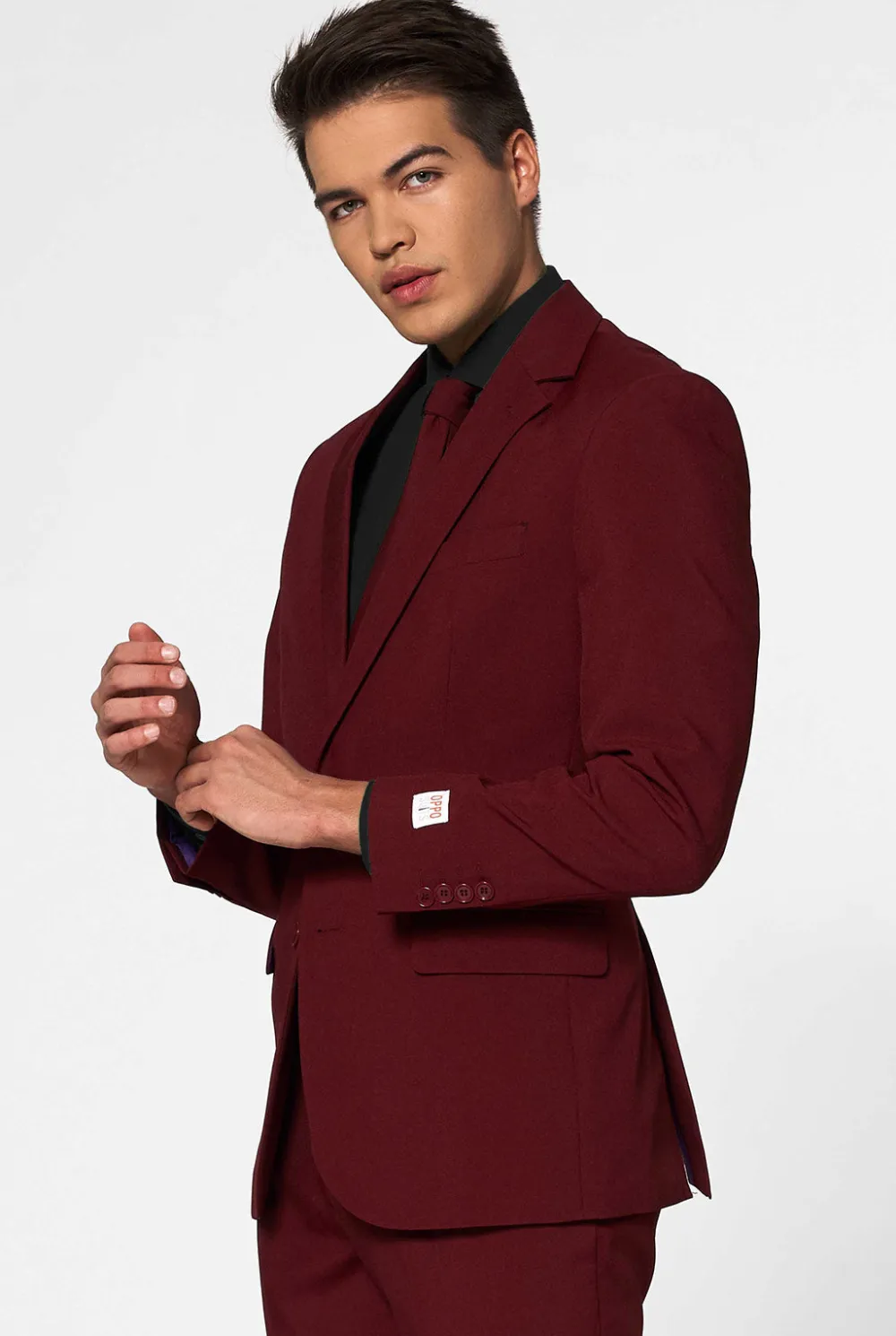 Heren OppoSuits Vrijgezellenfeest Pakken|Trouwpakken|Blazing Burgundy