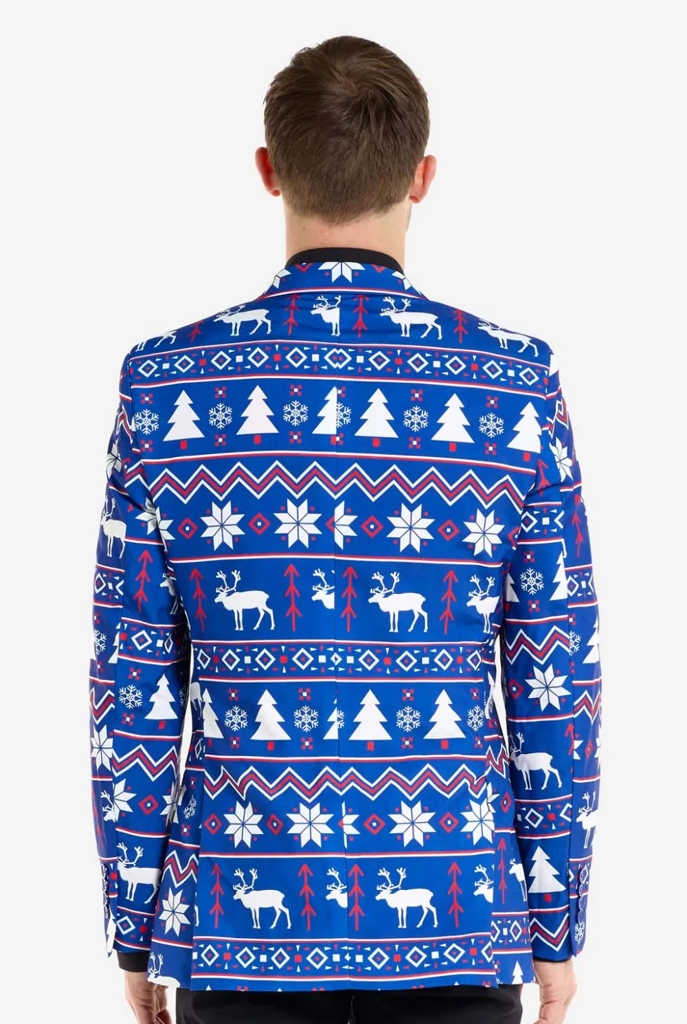 Heren OppoSuits Kerst Blazers|Blue Christmas Nordic