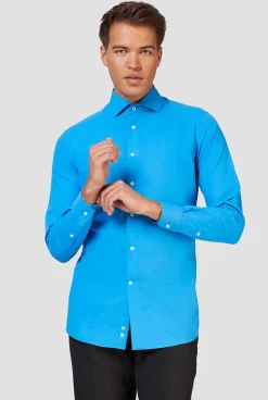 Heren OppoSuits Effen Gekleurde Overhemden|Blue Steel