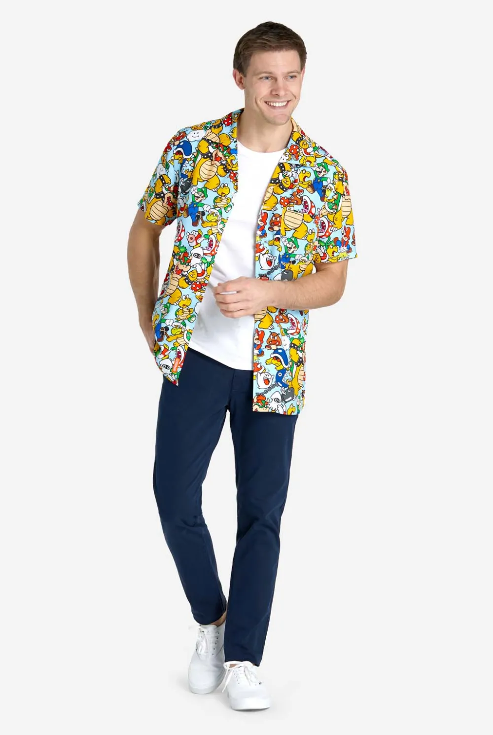 Heren OppoSuits Zomer Overhemden|Hawaii Shirts|Bowsers Kingdom