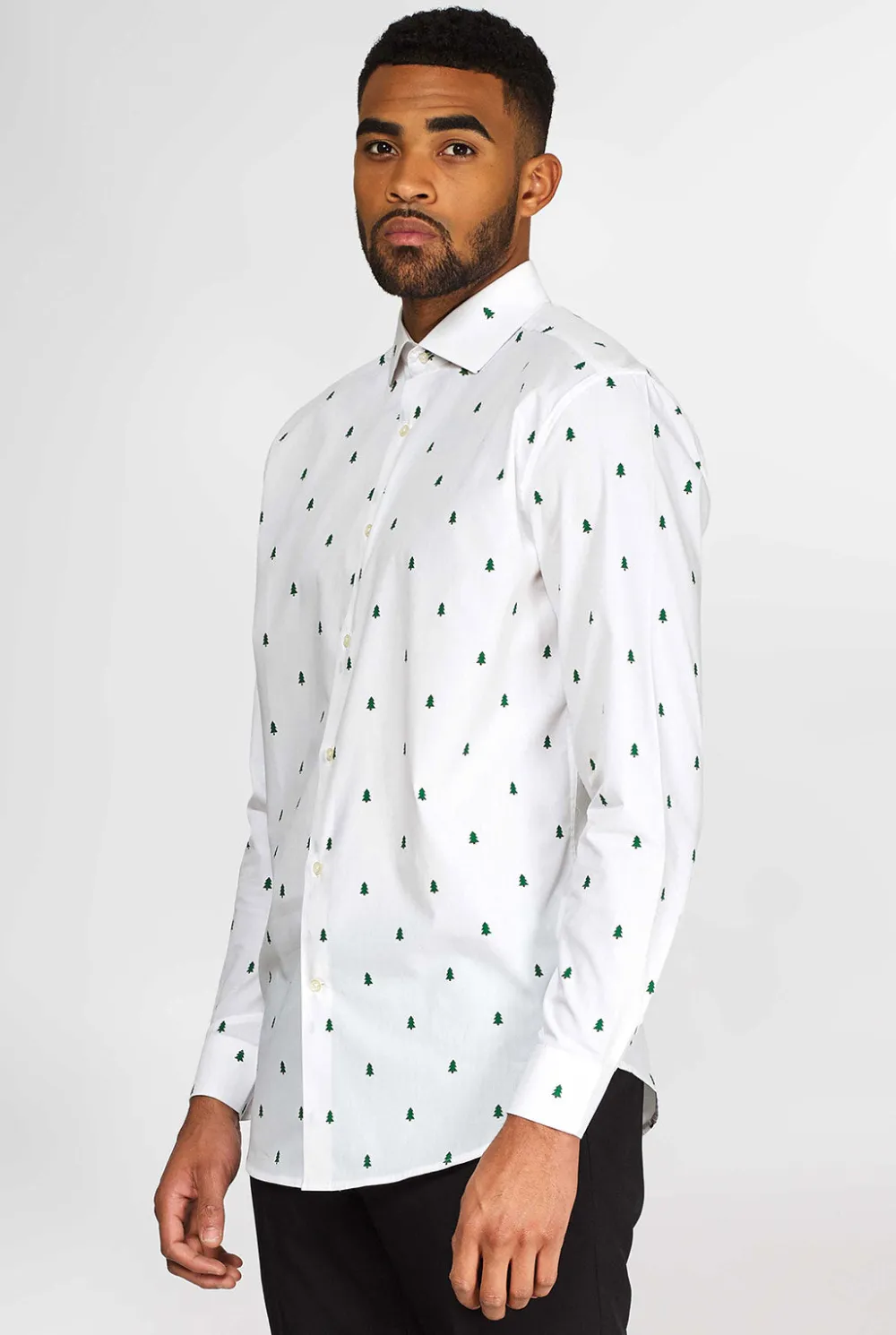 Heren OppoSuits Casual Overhemden|Christmas Trees