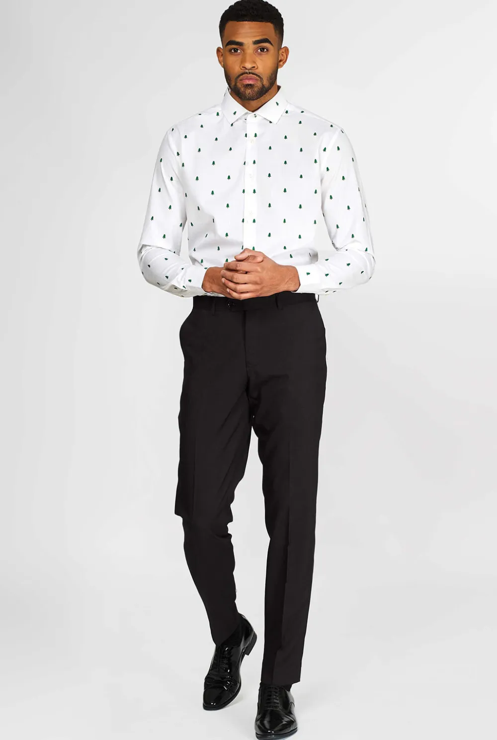 Heren OppoSuits Casual Overhemden|Christmas Trees