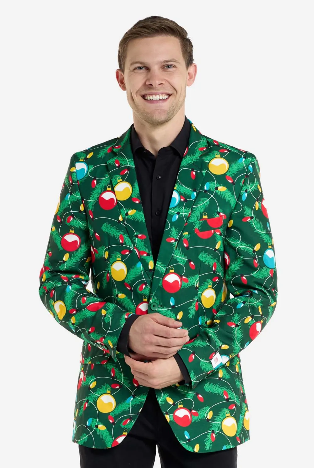 Heren OppoSuits Kerst Blazers|Christmas Tree with Lights