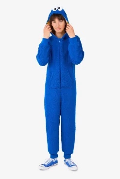 DAMES OppoSuits Karakter Onesies|Sesamstraat Onesies|Cookie Monster