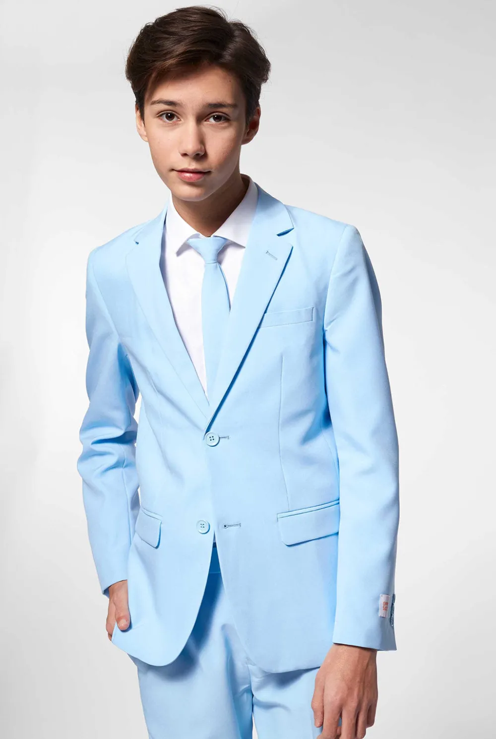 OppoSuits Effen Gekleurde Pakken|Cool Blue