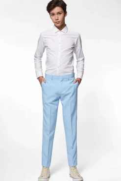 OppoSuits Effen Gekleurde Pakken|Cool Blue