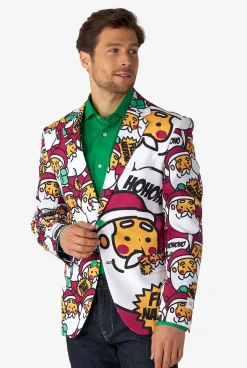 Heren OppoSuits Kerst Blazers|Cool Claus