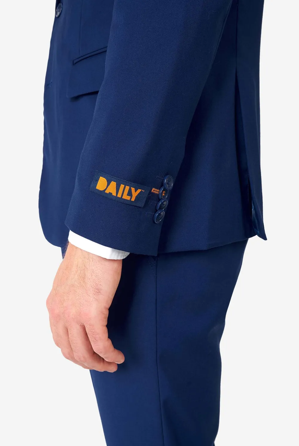 Heren OppoSuits Trouwpakken|Effen Gekleurde Pakken|Daily Dark Blue