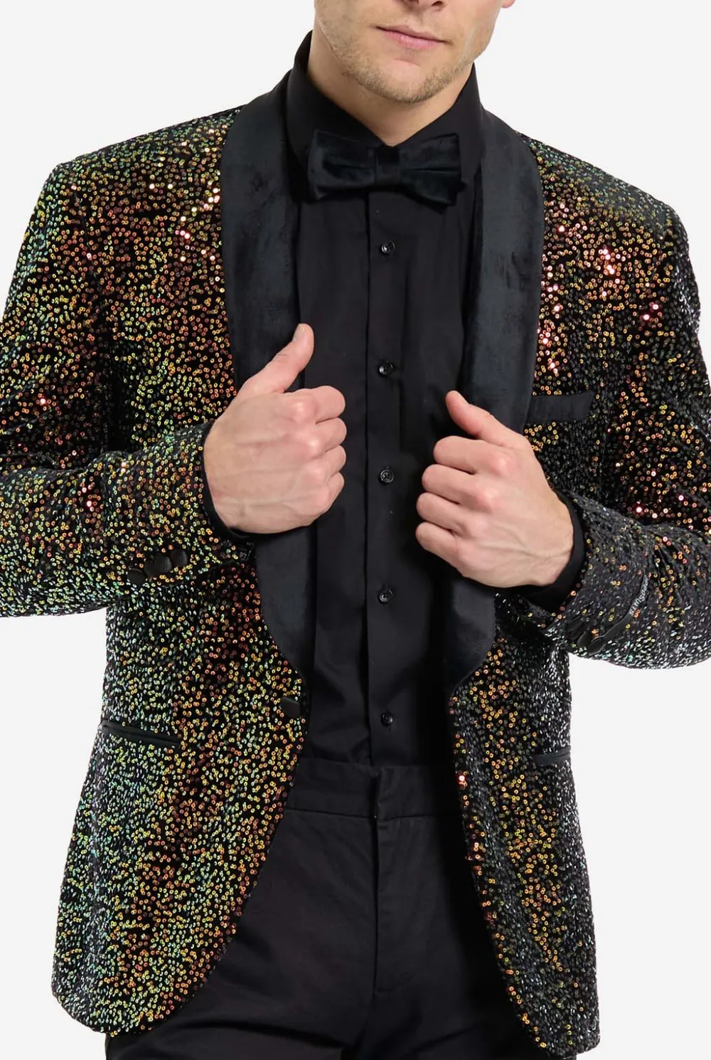 Heren OppoSuits Deluxe Blazers|Pailletten Blazers|Dinner Jacket - Amber Sequins