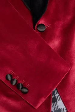 Heren OppoSuits Deluxe Blazers|Kerst Blazers|Dinner Jacket - Burgundy