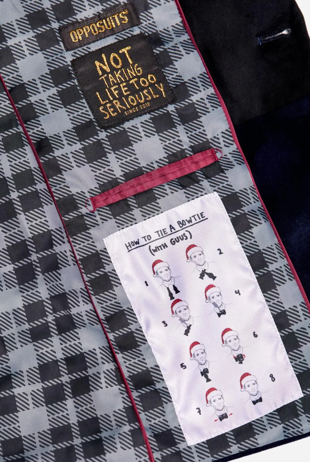 Heren OppoSuits Deluxe Blazers|Kerst Blazers|Dinner Jacket - Deep Blue