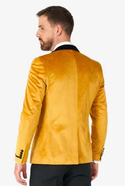 Heren OppoSuits Deluxe Blazers|Kerst Blazers|Dinner Jacket - Gold