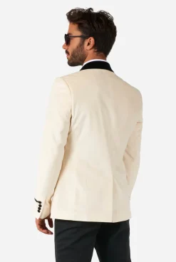 Heren OppoSuits Deluxe Blazers|Dinner Jacket - Ivory Champagne