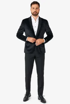 Heren OppoSuits Deluxe Blazers|Kerst Blazers|Dinner Jacket - Jet Set Black