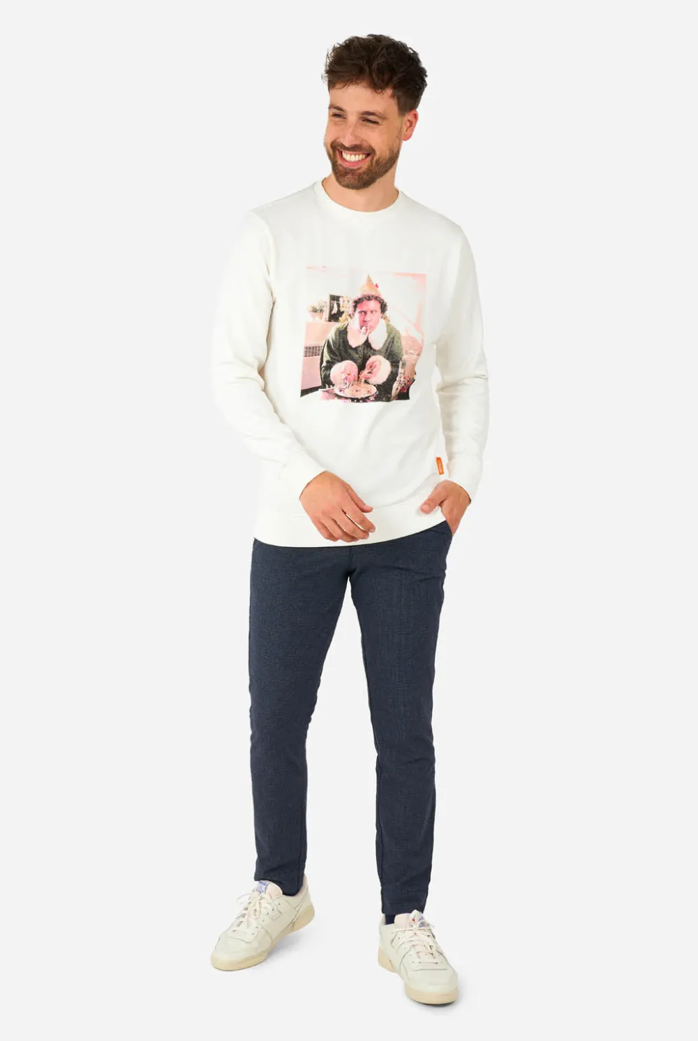 Heren OppoSuits Kerst Sweaters|Elf™ - Buddy's Dinner