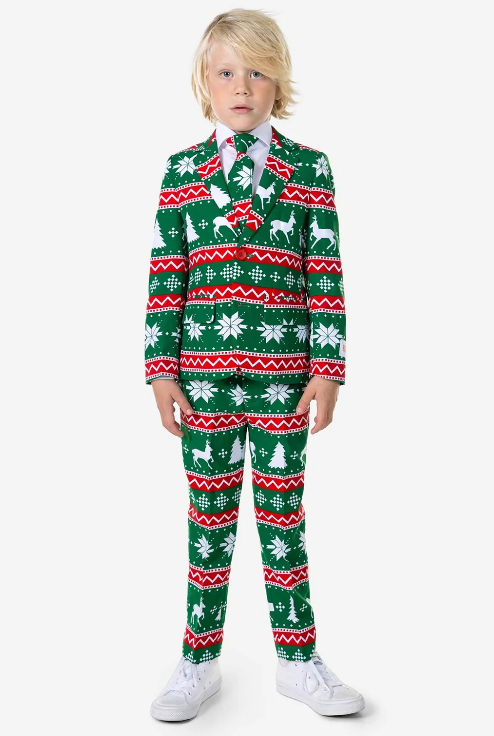 OppoSuits Kerst Pakken|Festive Green