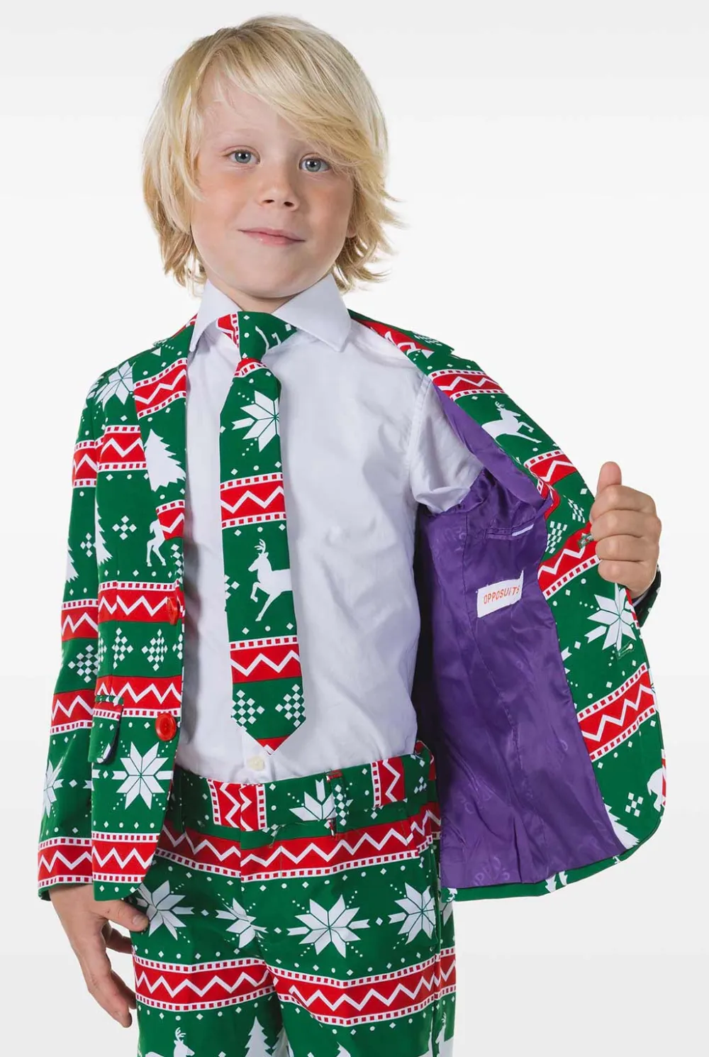 OppoSuits Kerst Pakken|Festive Green
