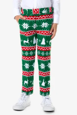 OppoSuits Kerst Pakken|Festive Green