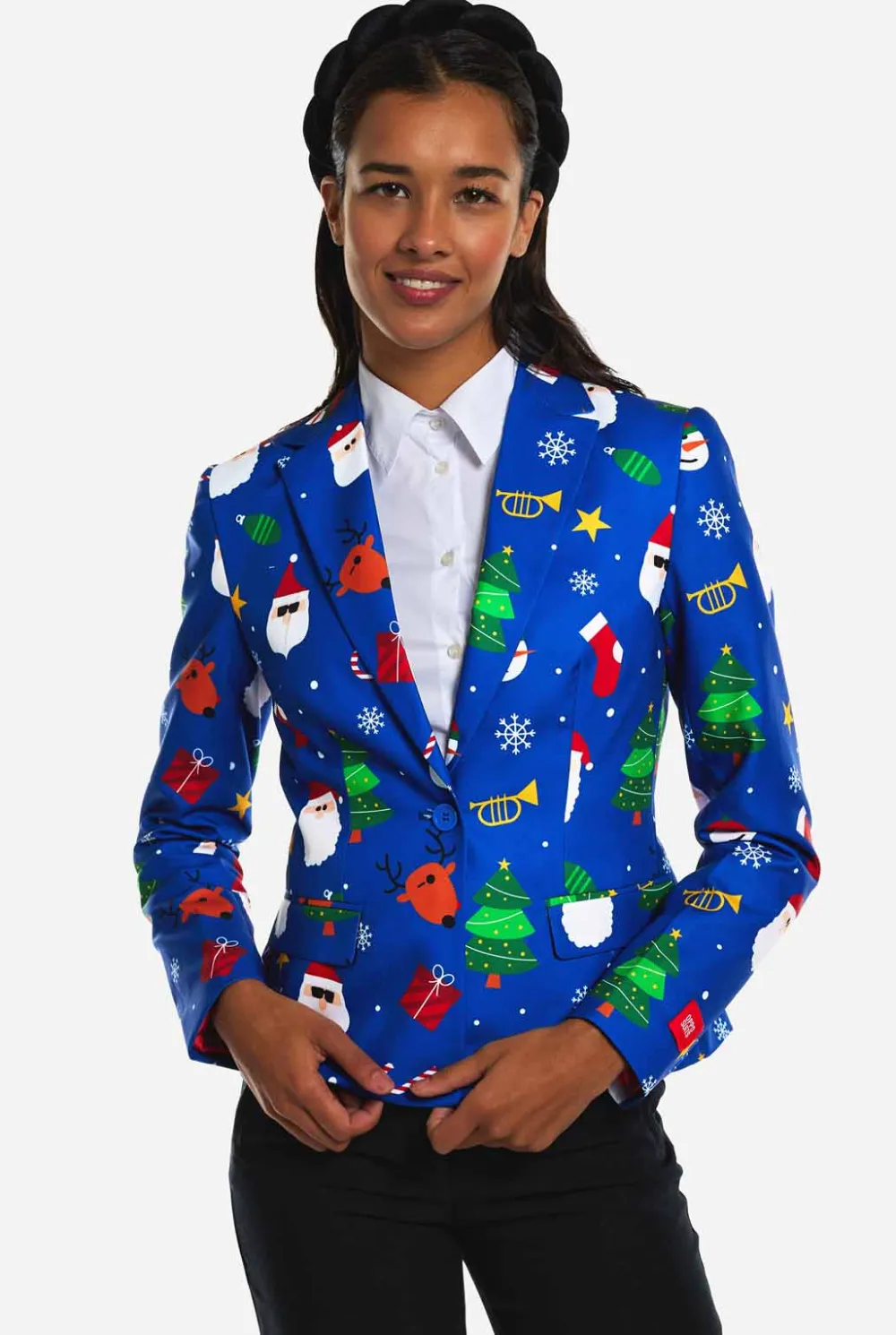 DAMES OppoSuits Kerstblazers|Festivity Blue