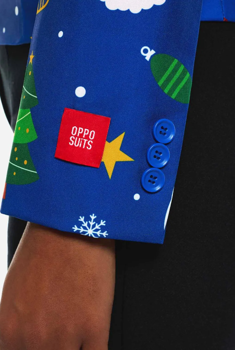 DAMES OppoSuits Kerstblazers|Festivity Blue
