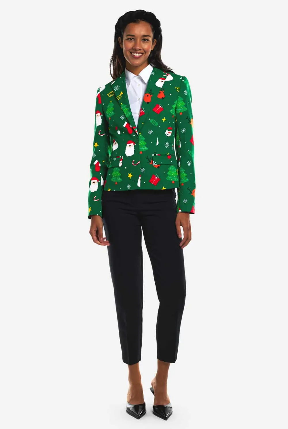 DAMES OppoSuits Kerstblazers|Festivity Green