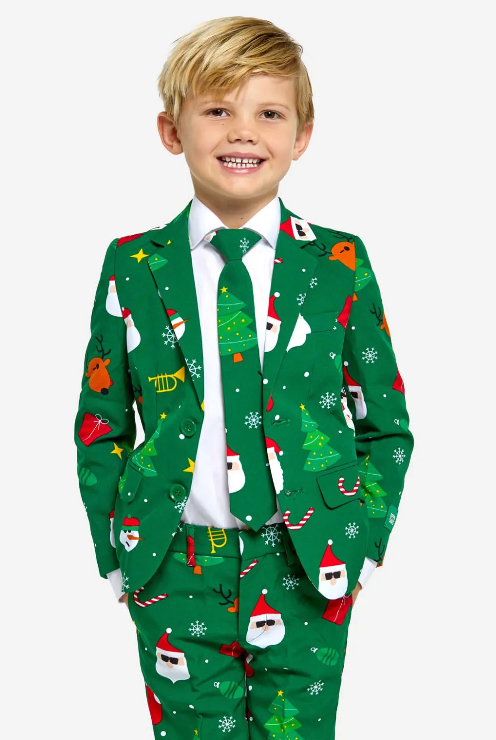 OppoSuits Kerst Pakken|Festivity Green