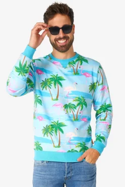 Heren OppoSuits Carnavals Sweaters|Flaminguy