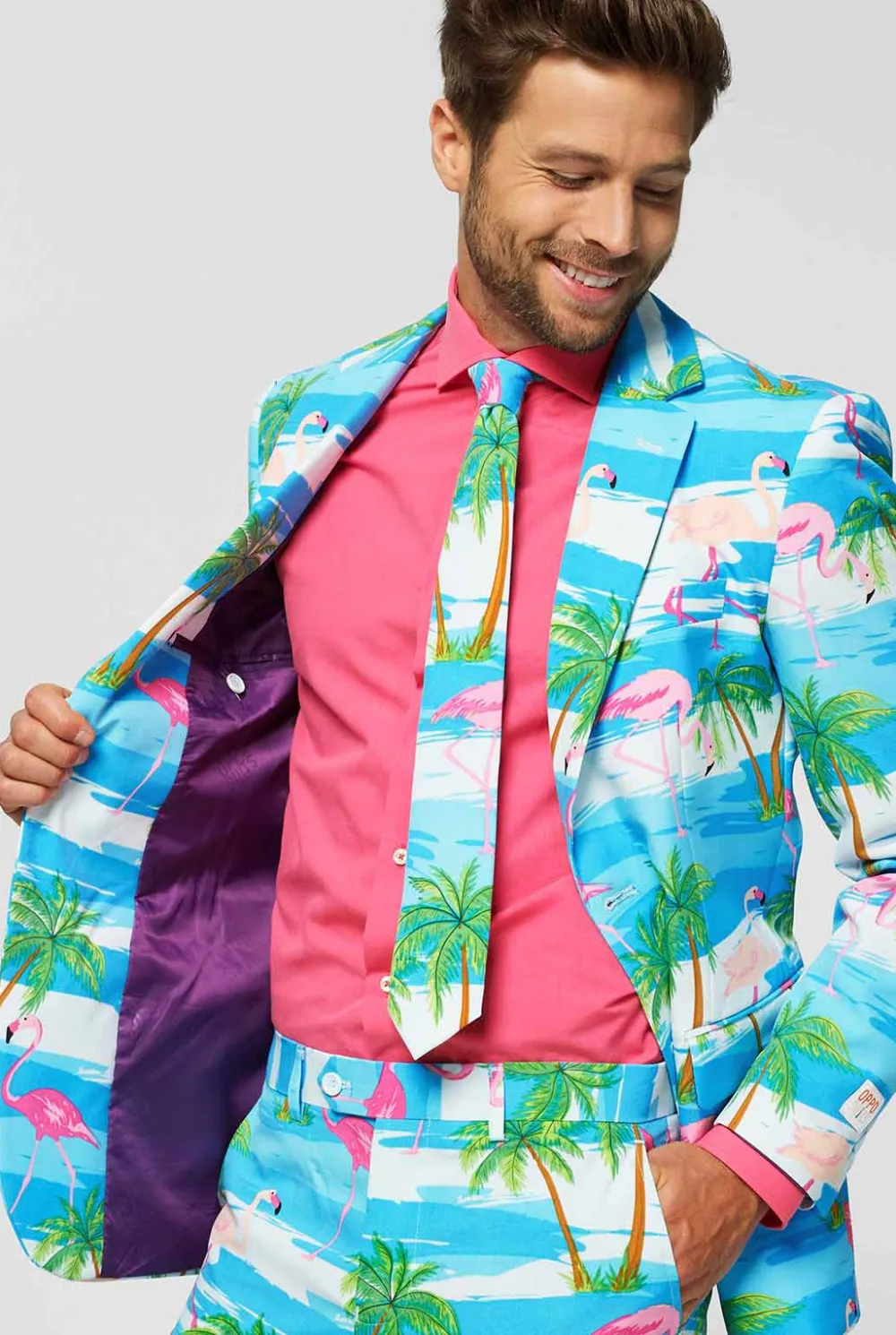 Heren OppoSuits Vrijgezellenfeest Pakken|Carnavalspakken|Flaminguy