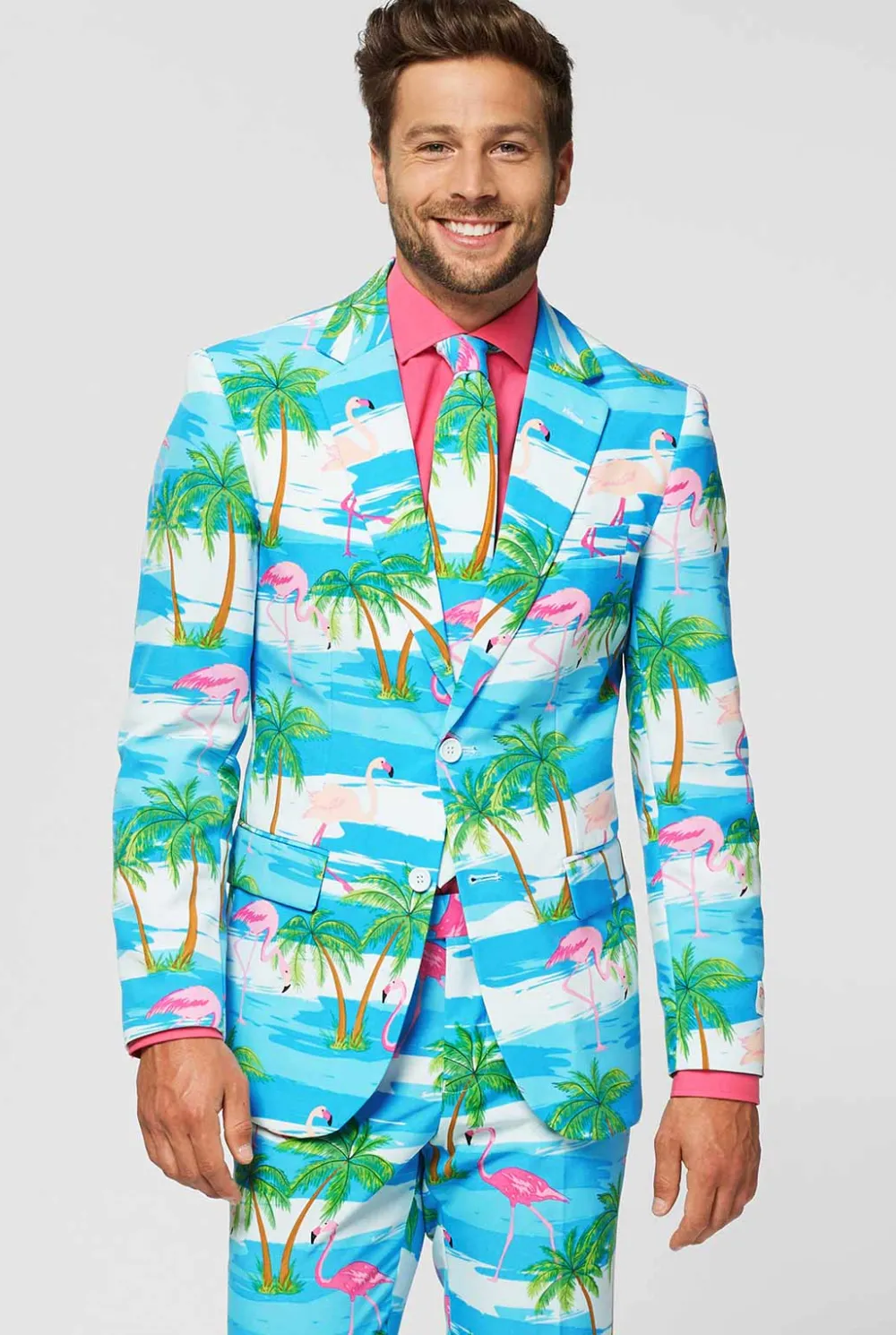 Heren OppoSuits Vrijgezellenfeest Pakken|Carnavalspakken|Flaminguy