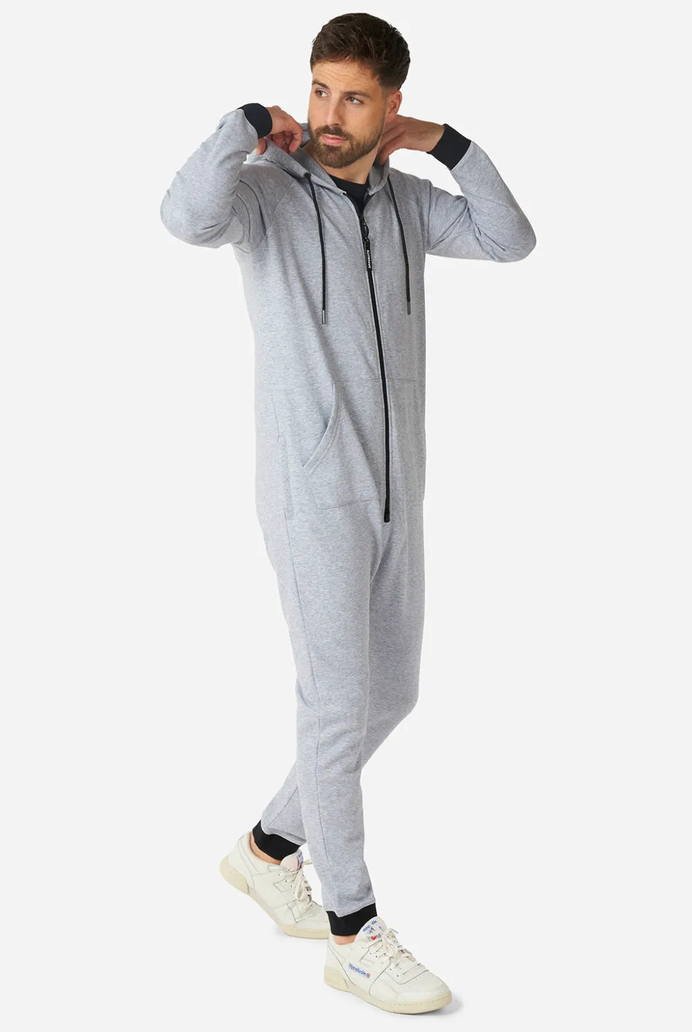 DAMES OppoSuits Effen Gekleurde Onesies|Effen Gekleurde Onesies|Gentle Grey