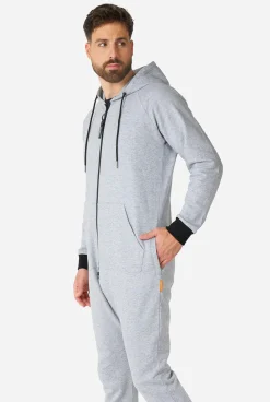 DAMES OppoSuits Effen Gekleurde Onesies|Effen Gekleurde Onesies|Gentle Grey