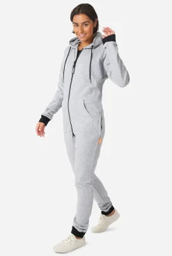 DAMES OppoSuits Effen Gekleurde Onesies|Effen Gekleurde Onesies|Gentle Grey