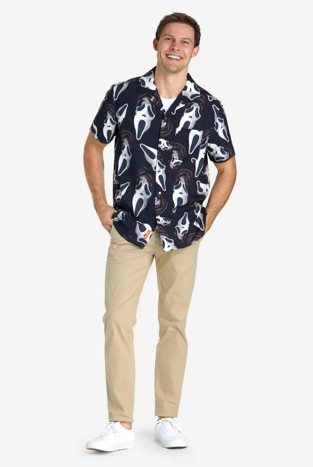 Heren OppoSuits Halloween Overhemden|Zomer Overhemden|GhostFace®