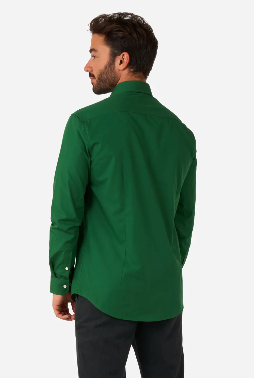 Heren OppoSuits Effen Gekleurde Overhemden|Glorious Green