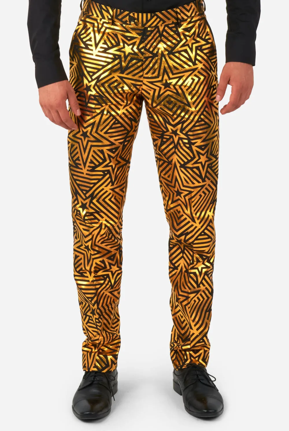 Heren OppoSuits Halloweenpakken|Vrijgezellenfeest Pakken|Golden Geo Star
