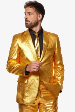 Heren OppoSuits Vrijgezellenfeest Pakken|Trouwpakken|Groovy Gold