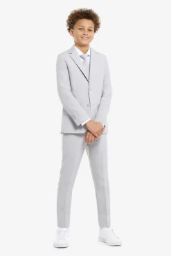 OppoSuits Effen Gekleurde Pakken|Groovy Grey
