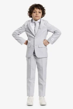OppoSuits Effen Gekleurde Pakken|Groovy Grey