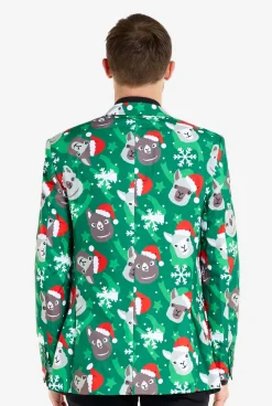 Heren OppoSuits Kerst Blazers|Holiday Llamas