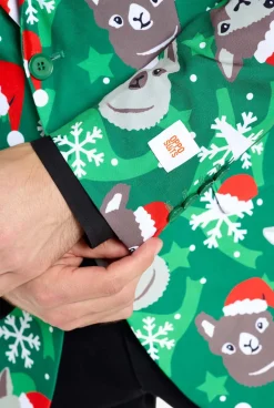 Heren OppoSuits Kerst Blazers|Holiday Llamas