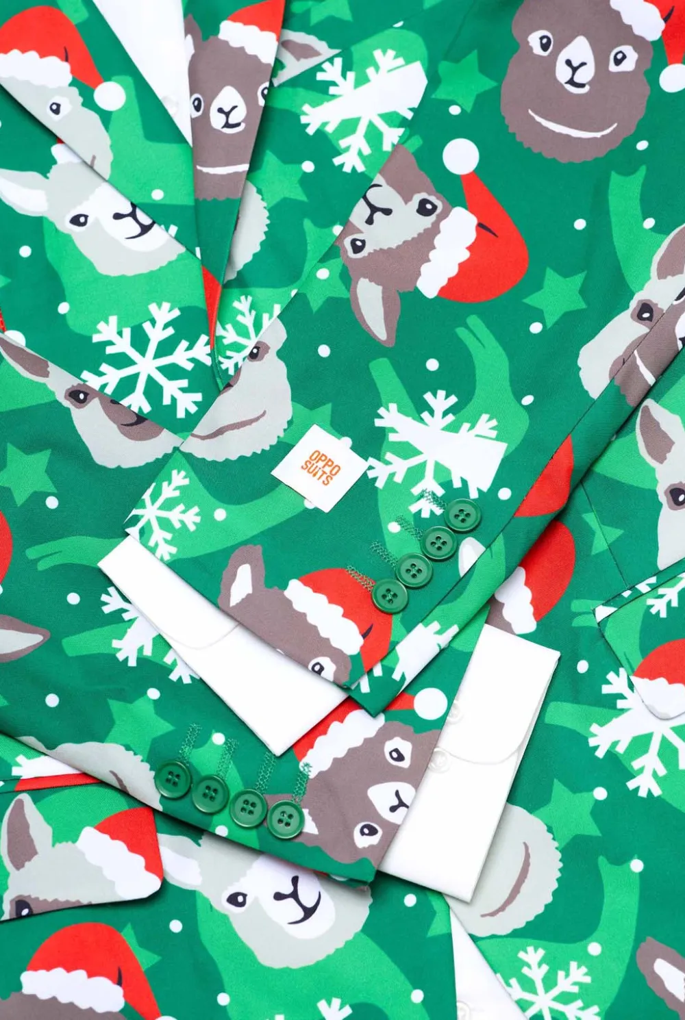 Heren OppoSuits Kerst Blazers|Holiday Llamas