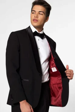 Heren OppoSuits Examen Smokings|Kerst Smokings|Jet Set Black