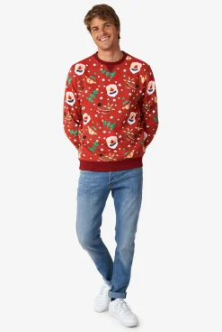 Heren OppoSuits Kerst Sweaters|Jolly Crew
