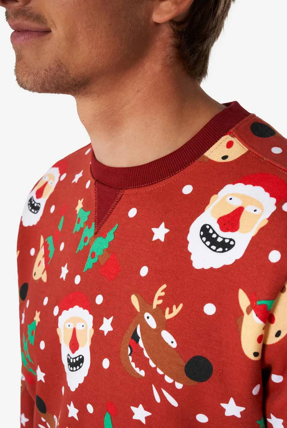 Heren OppoSuits Kerst Sweaters|Jolly Crew