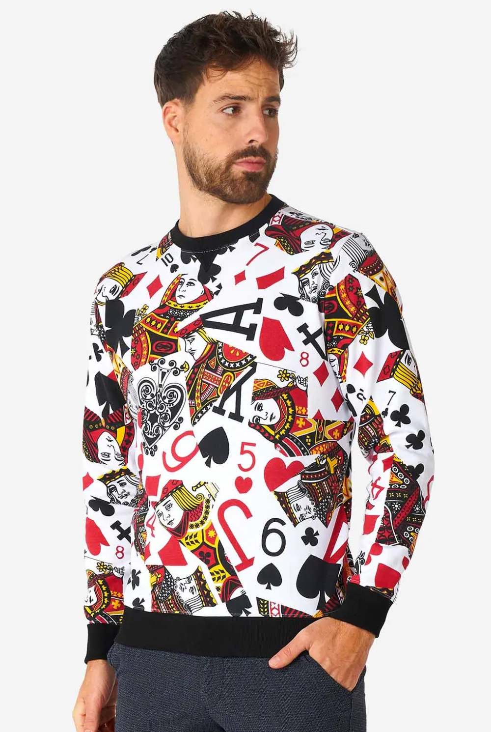 Heren OppoSuits Carnavals Sweaters|King of Clubs