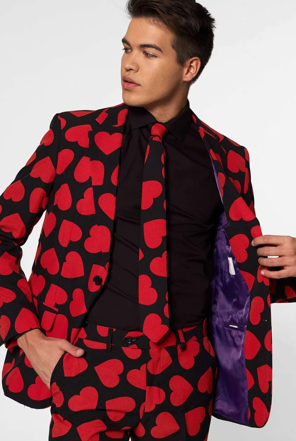 Heren OppoSuits Trouwpakken|Vrijgezellenfeest Pakken|King of Hearts